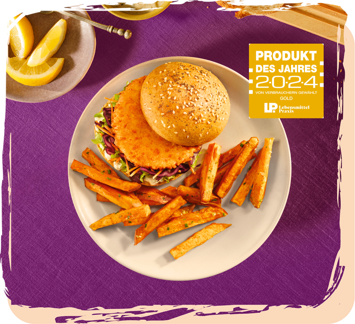 Vegetarische Crispy Chik'n Burger Produkt de jahres 2024.png